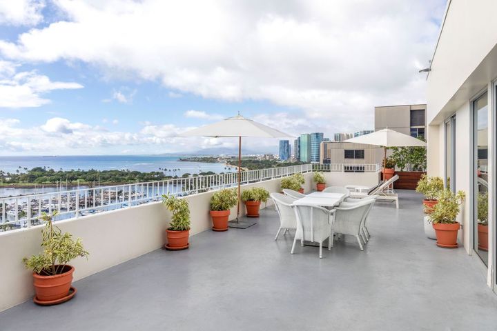 ザ・モダン・ヒルトン・バケーションクラブのペントハウス・スイートのバルコニー／ザ・モダン・ヒルトン・バケーションクラブ 