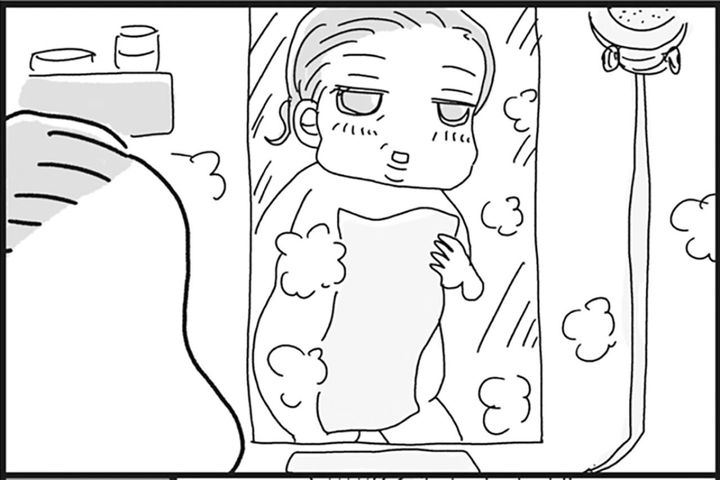 あれ？このシルエット、もしかして…お風呂場の鏡にいたのは「祖母と同じ体型の私」【ダイエット挑戦マンガ #3 リバイバル】