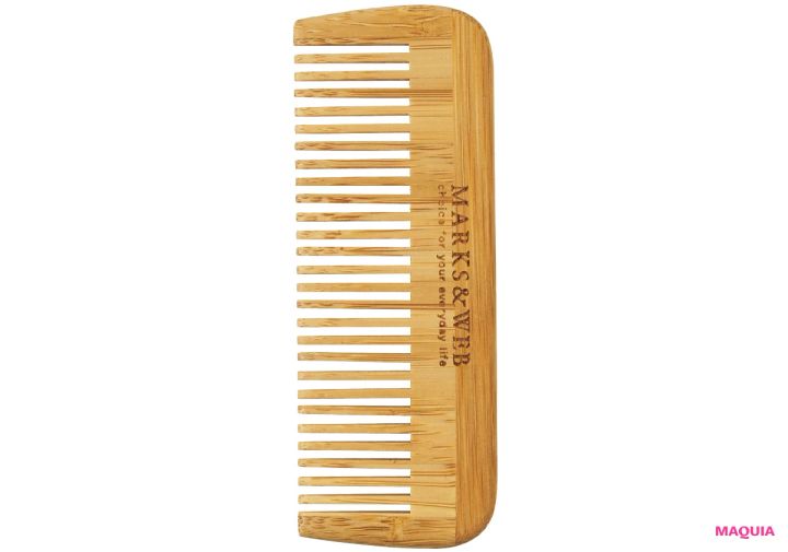 髪の保湿 ヘアケアにおすすめのアイテム ウッド ヘアコーム S