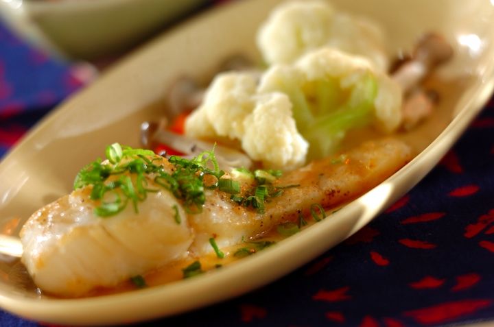 旬のたらをあっさり美味しく！バターポン酢焼き