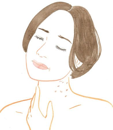 首のポツポツ、ザラつきの2大原因とは？