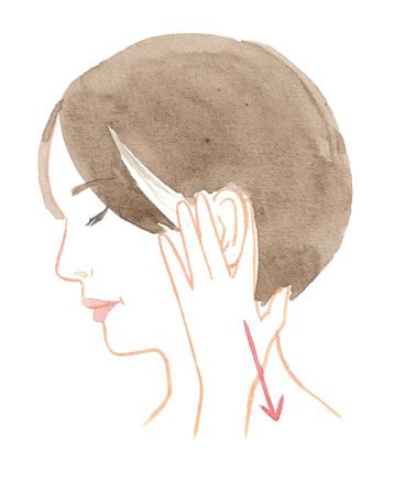 【簡単ケア2】リンパの流れに沿ってマッサージ