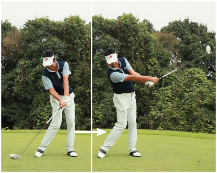 歳をとっても飛距離を簡単にアップするコツ！「クラブを長くして飛ばす」