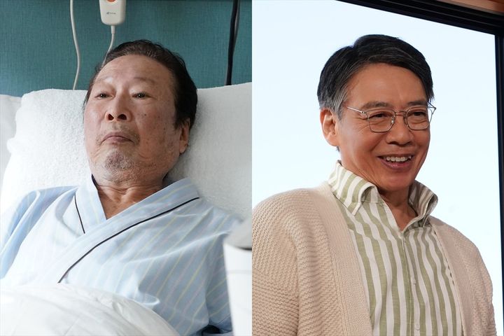 ドラマ『ラムネモンキー』（左から）石倉三郎、生瀬勝久 （C）フジテレビ width=