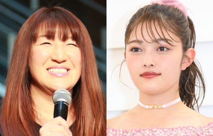 （左から）北斗晶、井上咲楽 クランクイン！ width=