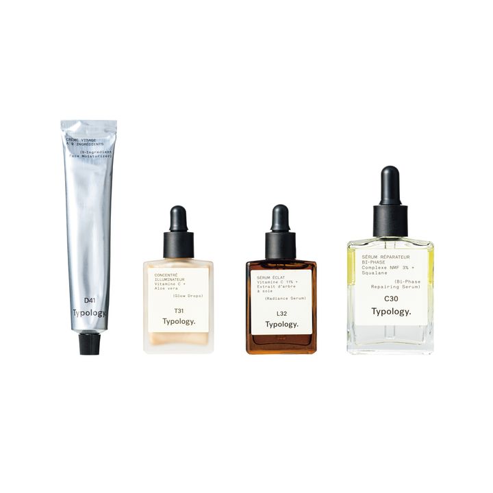 C30 バイフェーズ リペアリングセラム 28㎖ 6,000 円、L32 ラディアンスセラム 15㎖3,880円、T31 グロウドロップス15㎖ 5,360円、D41 ９イングリディエンツ フェイスモイスチャライザー 50㎖ 5,120円