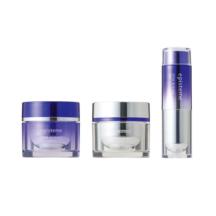 ステムサイエンスローションｃ 150㎖ 17,050円、ステムサイエンスエマルジョンｃ 45ｇ 17,050円、ステムサイエンスリフトクリームｃ 45ｇ 37,400円