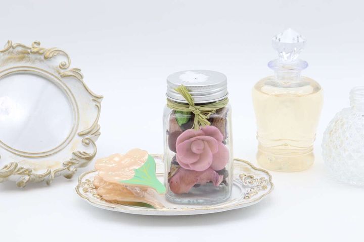 ガラスポプリ（ラベンダー） 使用例