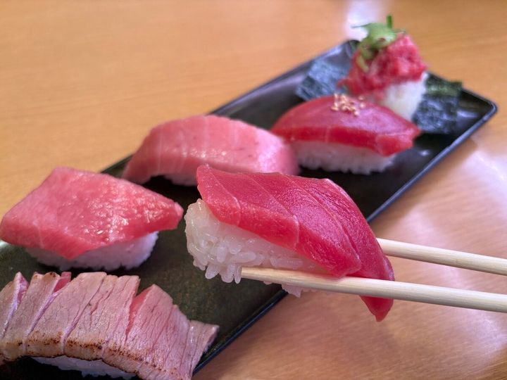 スシロー 豊洲天然本鮪6貫盛り