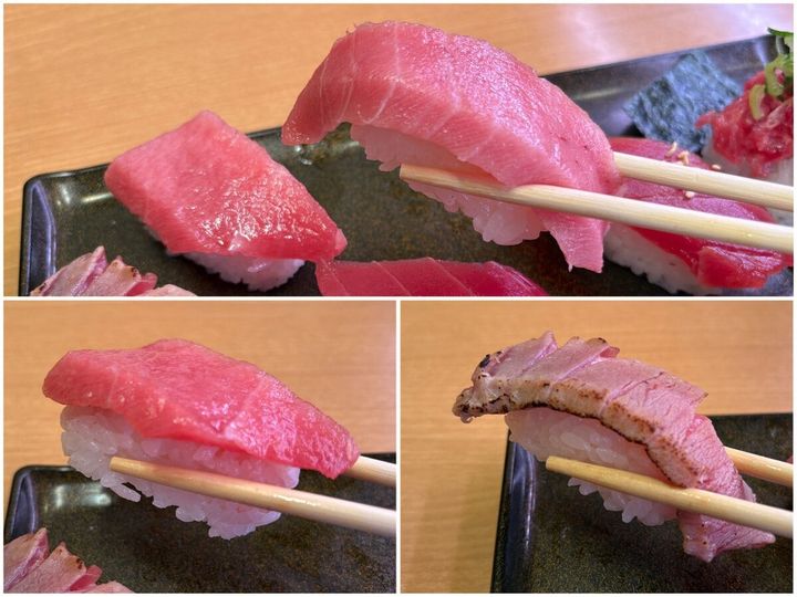 スシロー 豊洲天然本鮪6貫盛り