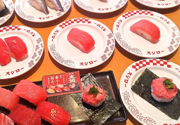 「天下の魚市場 豊洲×スシロー」の商品たち