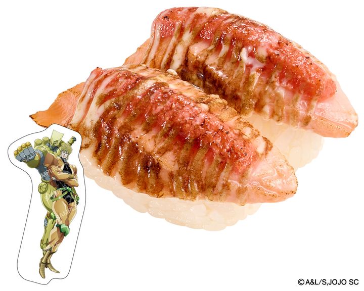 ジョジョの奇妙な冒険コラボ限定ピック付き サーモン明太子マヨ炙り