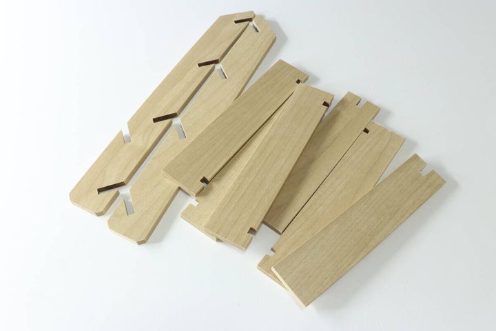 セリア ディスプレイスタンド 4段タイプ セット内容