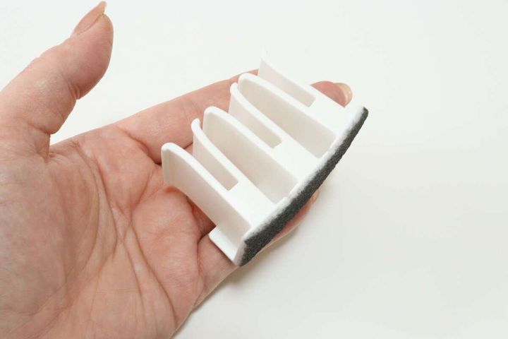 角の極み 3連L字キューブ ダイヤモンド不織布 形状