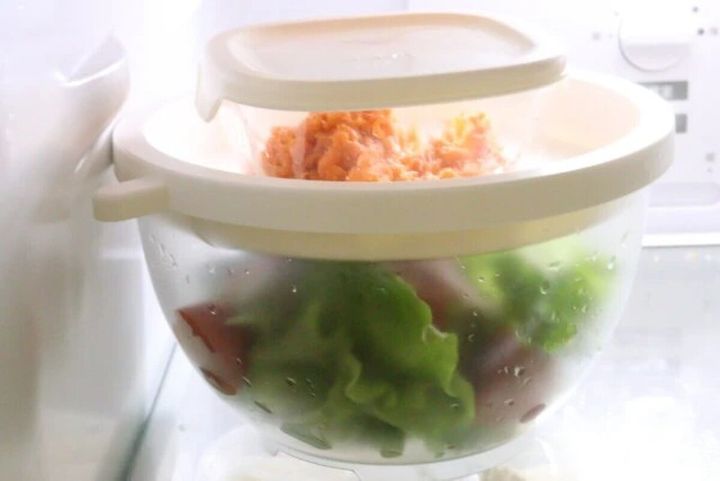 ダイソー 保存できる蓋付ザルボウル 保存