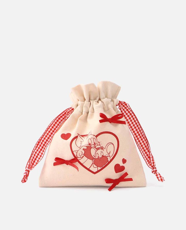 TOM and JERRY × Flapper 描き下ろしイラスト 巾着03