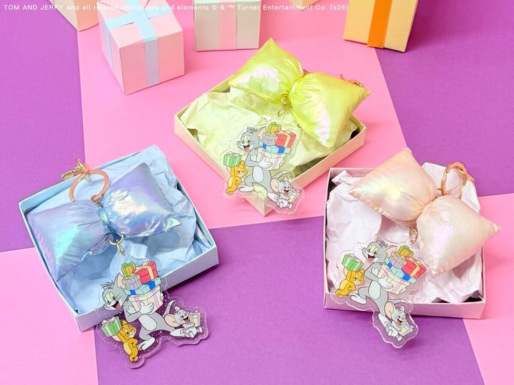 TOM and JERRY × Flapper 描き下ろしイラスト リボンチャーム00