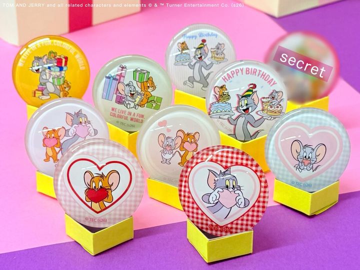 TOM and JERRY × Flapper 描き下ろしイラスト マグネット ブラインド02