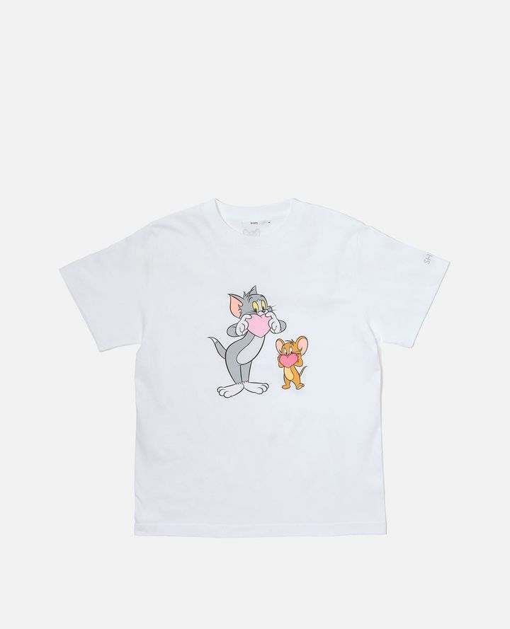 TOM and JERRY × SHIPS Tシャツ ハート