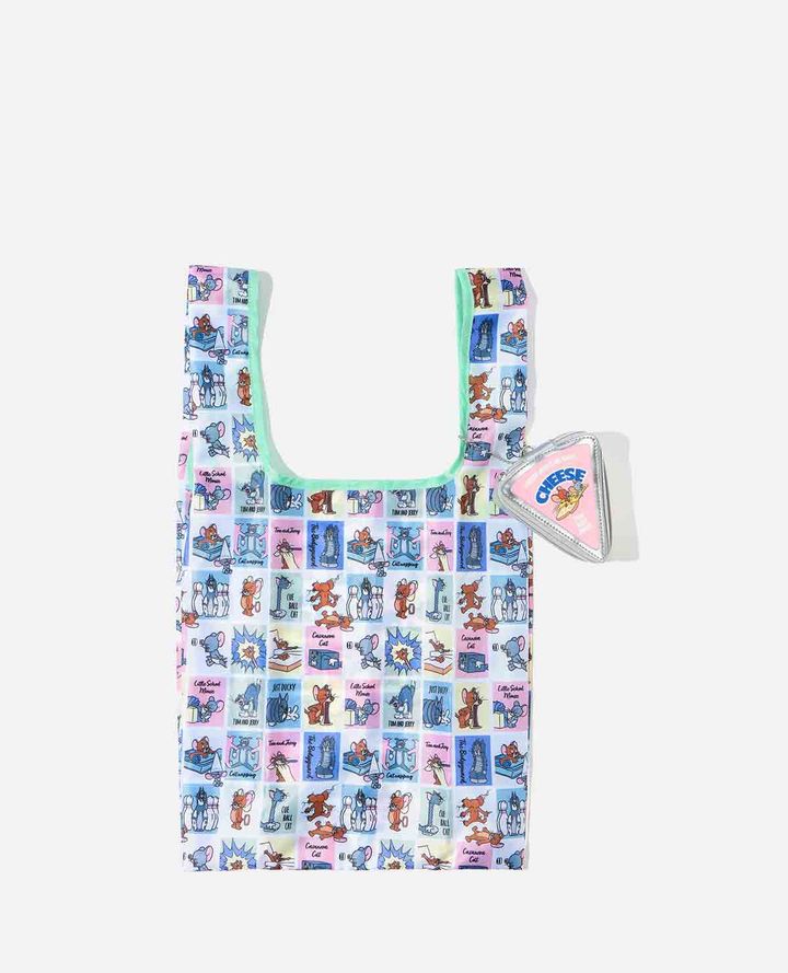 TOM and JERRY CHEESE POUCH & TOTE BAG SET