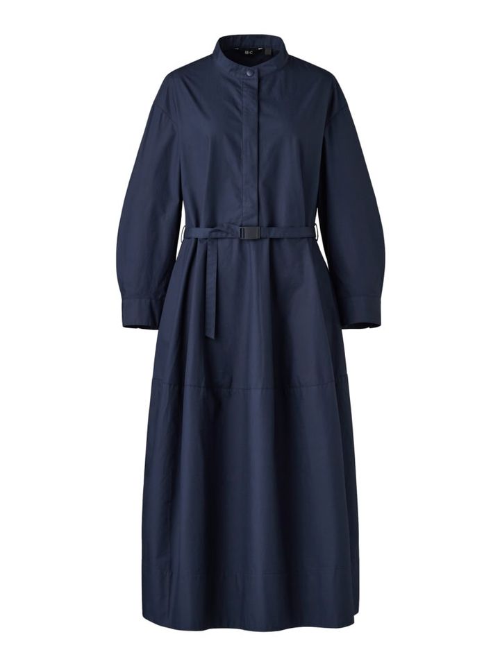 コットンボリュームスリーブワンピース（NAVY）￥4,990