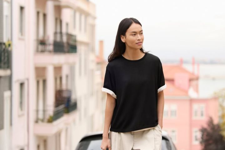 ボクシーニットT ￥2,990