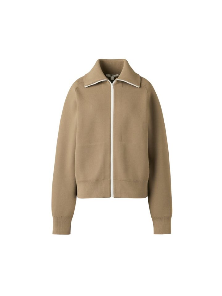 ミラノリブフルジップカーディガン（BEIGE）￥5,990