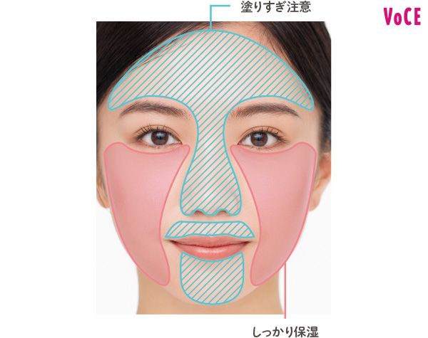 塗りすぎ注意 しっかり保湿