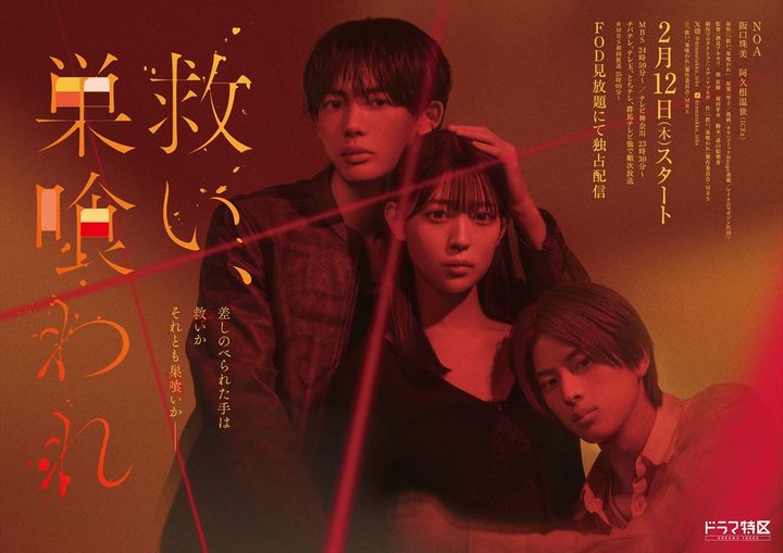 ドラマ『救い、巣喰われ』キービジュアル 『救い、巣喰われ』製作委員会・MBS width=