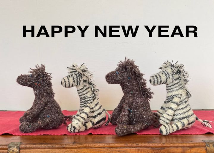 KAORIさんの編みぐるみでHAPPY NEW YEAR