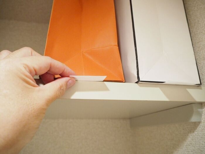 『紙袋』を収納に使っているならやってみて！めちゃ使いやすくなりますよ♪