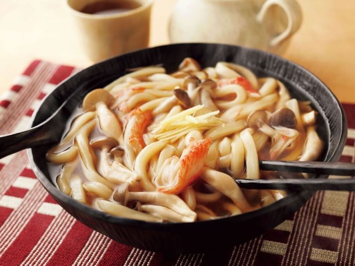 ぐっち夫婦の「きのこのあんかけうどん」のレシピ