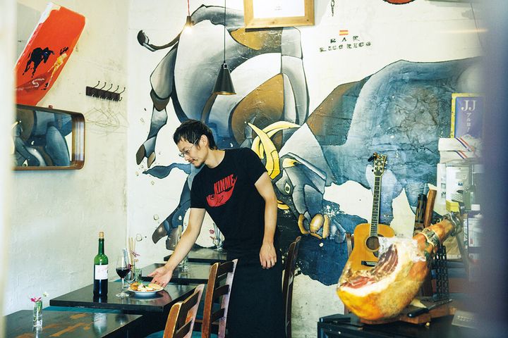 京都〈デマチヤナギバル RICO RICO〉店内