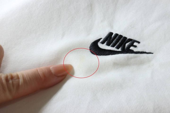 セリアの衣類用シミ取りシートを使ったあと