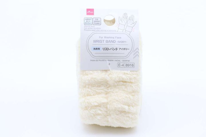 洗顔用リストバンド（アイボリー） パッケージ