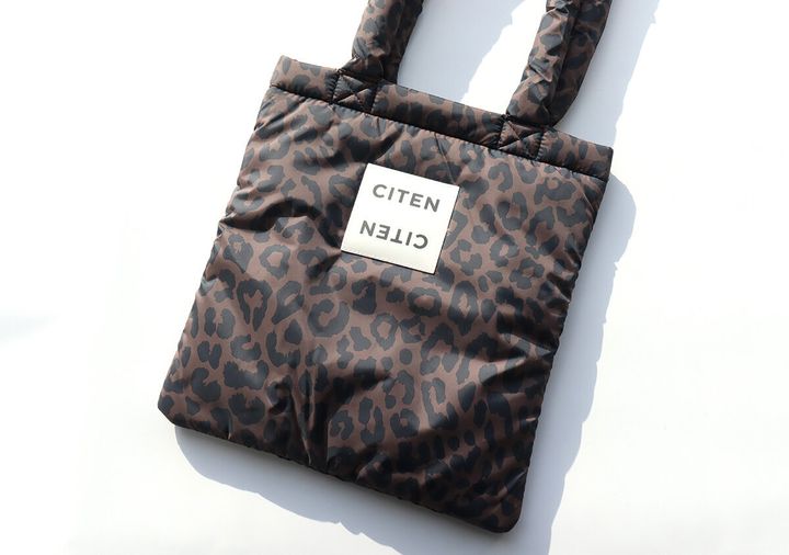 CITEN［シテン］スタイリスト金子綾さん監修レオパード柄パフィートート