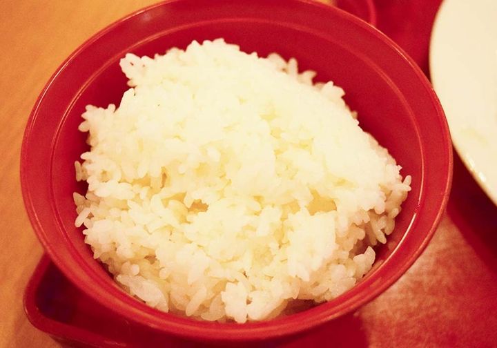 ライスは大盛りをチョイス