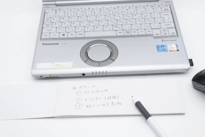 ダイソー メモパッド（スリム、ピンク） 横向き