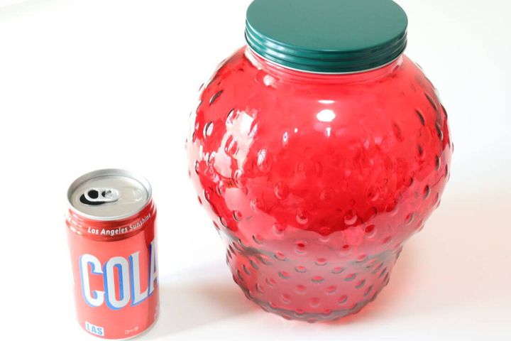 ダイソー いちご保存瓶 大きさ