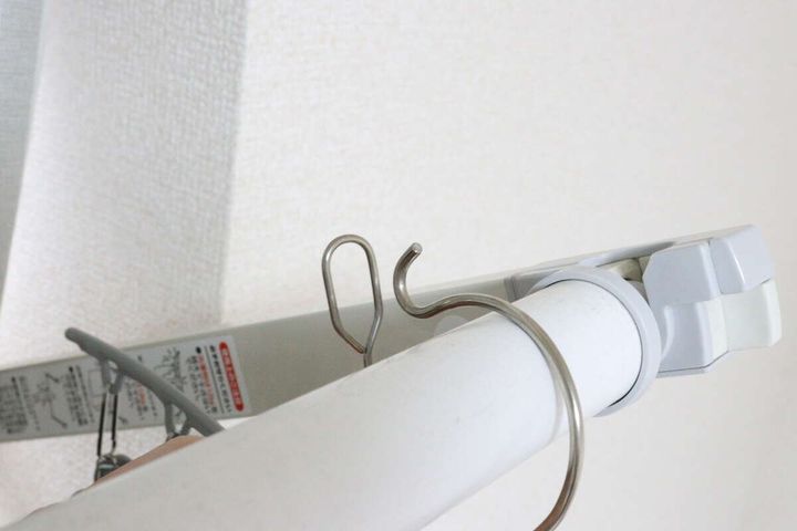 ダイソーのマルチクリップハンガー（クリップ8個）のフック部分