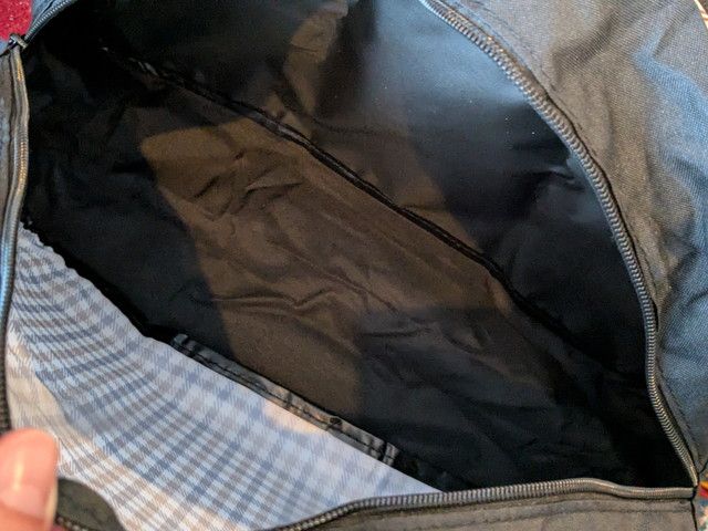 furoku2601-1 Aquascutum アクアスキュータム ボストンバッグ 内側 黒裏地 ファスナー