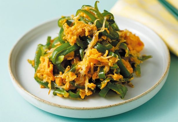 ピーマンのじゃこ入り卵炒め （C）安井ファーム／KADOKAWA