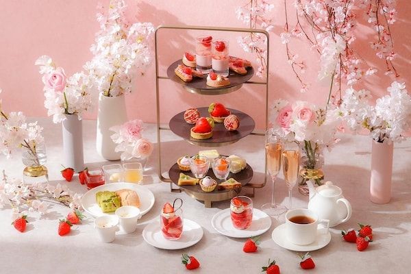 【東京都港区】インターコンチネンタル東京ベイで「ストロベリーブロッサムアフタヌーンティー」を開催