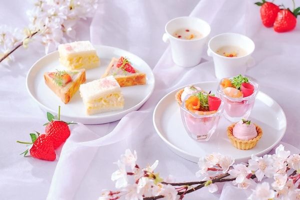 【東京都港区】インターコンチネンタル東京ベイで「ストロベリーブロッサムアフタヌーンティー」を開催