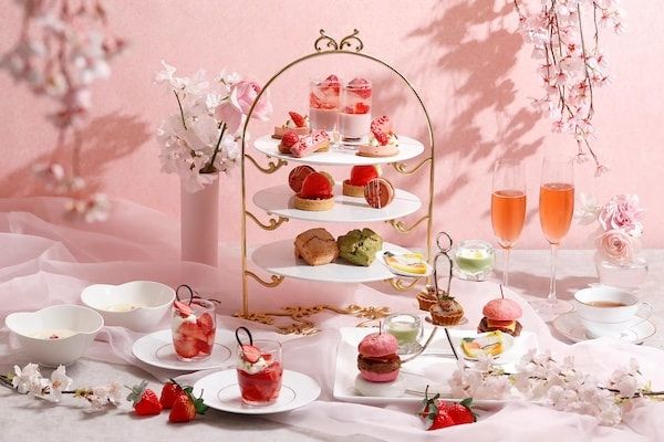 【東京都港区】インターコンチネンタル東京ベイで「ストロベリーブロッサムアフタヌーンティー」を開催