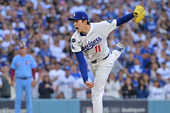 ドジャースの佐々木朗希（C）ロイター