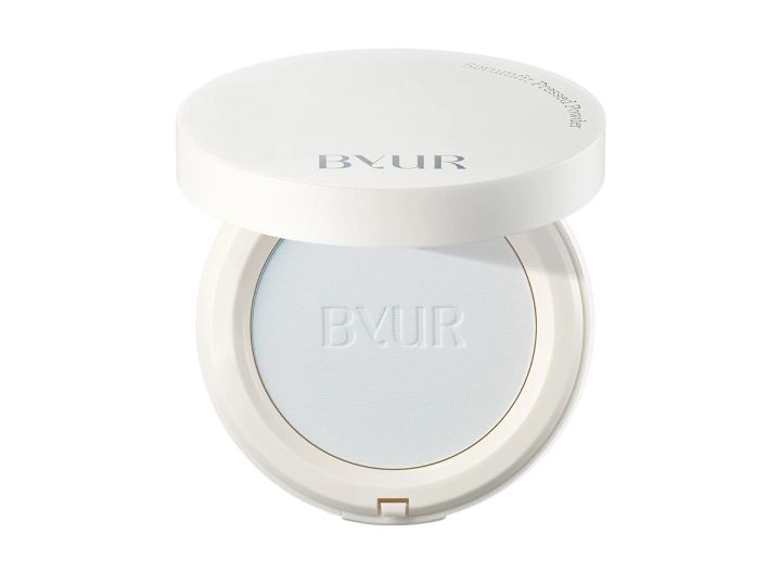 花粉 肌荒れ 花粉症 予防法 ベースメイク フェイスパウダー バイユア セラムフィット ノーセバム プレストパウダー ブルー