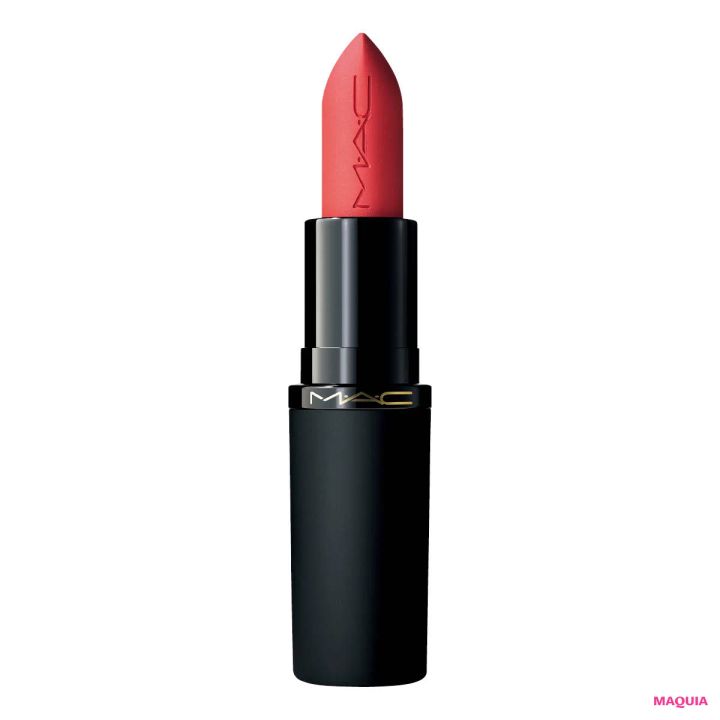 2026年春新作リップつけ試し M・A・C パウダー キス ヘイジー マット リップスティック サルトリネス 