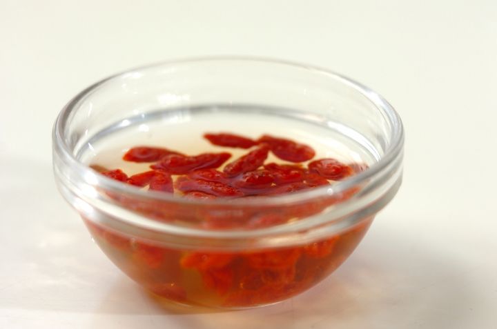 ジャスミン茶ゼリーの下準備1