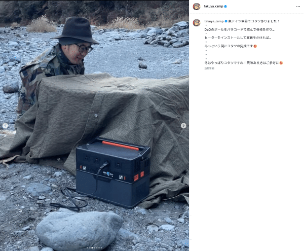 軍幕でこたつ!? 無骨派キャンパーが冬サイトを快適化した方法